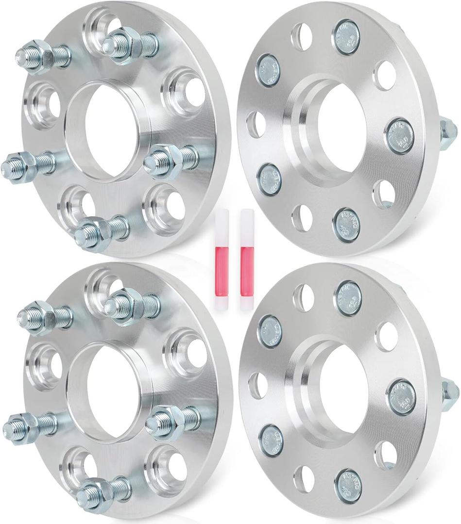 ECCPP 4PCS 5x4.5 to 5x4.5 Wheel Spacers Hub Centric 15mm 5 Lug 5x114.3mm 12x1.5 60.1mm for Toyota for Camry 1995-2022 || for Toyota for Avalon 1995-2022 || for Toyota for Sienna 1998-2020