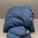 Bedsure King Size Comforter Set - 7 Pieces Floral Navy Soft Bedding Sets, King Bed in a Bag with Botanical Flowers Comforter, Sheets, Pillowcases & Shams