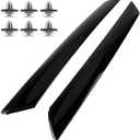 Front Left and Right Windshield A-Pillar Trim Panel Molding Garnish for Kia Soul 2010-2013 | Driver and Passenger Exterior Side Windshield Pillar Trim | Replaces 861702K500, 861702K000
