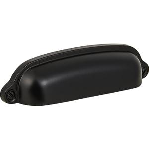 HARPOON 10 Pack Bin Cup Handle Pulls,Vintage Drawer Pulls,Cabinet Hardware,Shell Handle,3.78 Inch Black HARPOON 10 Pack Bin Cup Handle Pulls,Vintage Drawer Pulls,Cabinet Hardware,Shell Handle,3.78 Inch Black