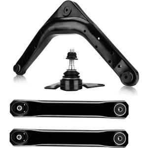 4PCS Rear Upper and Lower Control Arm Kit Fit for Jeep Grand Cherokee 1999 2000 2001 2002 2003 2004-4pc Set with Upper Ball Joint K643183 K641869 K7450