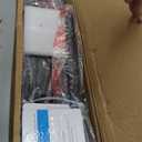 ROIL 24 Inch Twin Size Bed Frame, Metal Bed Frame & Box Spring 2 in 1 Platform with Round Corner Legs, 4000LBS Double Layer Bed Frame with Headboard Holes Mattress Baffles, Noise-Free Easy Assembly