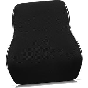 Lumbar Pillow for Car Seats Office Chairs Black Back Support Pillow Lumbar