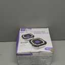 Set of 2 Salad Container for Lunch Large-60-oz Salad Bowl with Lid,3 Compartment Bento-Style Tray and 1.5-oz Salad Dressings Container,Stainless Steel container with Lids, Lunch Box, Bento BoxWhite