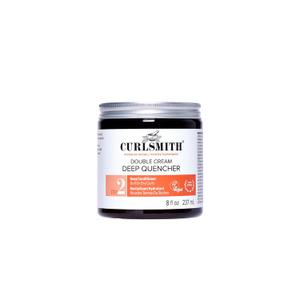 CURLSMITH Double Cream Deep Quencher - Deep Conditioning Mask for Curls, Hydrating and Detangling, For All Curl Types, Vegan & Cruelty Free (8 Fl Oz (Pack of 1))