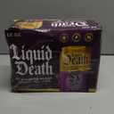 Liquid Death Iced Tea - Slaughter Berry (Raspberry-Flavored Black Tea), Less Sugar*, Boost of Caffeine, B Vitamins, No Artificial Sweeteners, 12 Fl Oz (Pack of 12), Best Before Date 01/15/2027