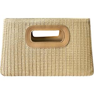 Straw Crossbody Bag for Women Clutch Purse Summer Designer Evening Handbag Casual Beach Straw Shoulder Bag