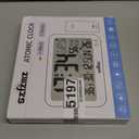 Atomic Clock,10" Digital Clock Large Display, Wall Clocks Battery Operated with Backlight, Wireless Outdoor Sensor, Alarm Clock Indoor Outdoor Temp, 4 Time Zones, Auto DST, Clock for Bedroom (Black)