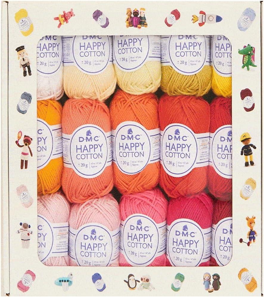 DMC Happy Cotton Assortment Yarn Box - 30 Count