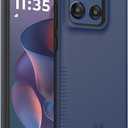 TUDIA Merge [Military Grade] for Motorola Moto G Stylus 5G 2025 Case - [Drop Tested] Dual Layer Shockproof Slim Rugged Grip Heavy Duty Protective Phone Cases Cover - Indigo Blue