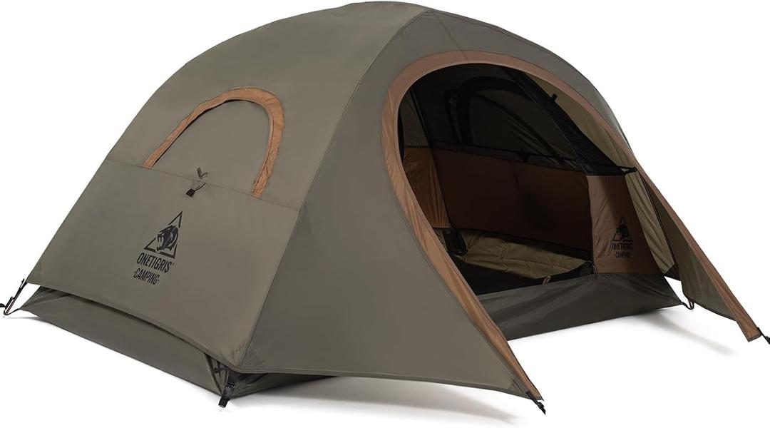 OneTigris Bastion 2P Camping Tent, 3000mm Waterproof, 2 Person - 3 Season