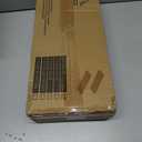 QEEIG Bathroom Floating Shelves for Wall - 15.7" Wall Mounted Shelf Over Toilet Farmhouse Home Decor Display Bookshelf Small 15.7 x 6.7 inch Set of 2, Rustic Brown (008-40BN)