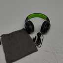 Bluetooth Headphones Over Ear, 68H Playtime 3 EQ Music Modes Wireless Headphones with Microphone/Deep Bass, HiFi Stereo Foldable Headset for PC Home Travel Office (Black Green)