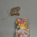 Syhood 36 Pcs Crochet Christmas Ornaments Funny Yarn Themed Wooden Christmas Tree Ornaments Hanging Farmhouse Kitchen Xmas Tree Holiday Decor for Crochet Lovers Knitting Yarn Crocheters Gifts