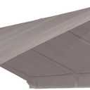 ShelterLogic MaxAP Canopy Replacement Cover, White, 10 x 20 ft., One-piece, full valance, fitted cover^Same quality cover as the one delivered with the original canopy^Made of triple-layer, rip-stop, woven polyethylene fabric material^50+