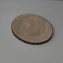 Vintiquewise Barky Natural Wood Slabs Rustic Ornament Slice Tray Table Charger - 14 Inch Dia