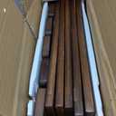 Gashell Wire Shelf Covers, Bamboo Wire Rack Covers for Pantry, Closet (5pcs, 26" W x 12" D)