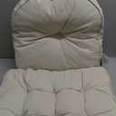 Adirondack Chair Cushion, Rocking Chair Cushion, Non-Slip High Back Patio Chairs Cushions with Ties, Waterproof Thickened Chair Pad for Indoor and Outdoor, 45x20x5 inch, Beige, 1-Pack