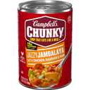 Campbells Chunky Soup, Jazzy Jambalaya with Chicken, Sausage and Ham Soup, 16.1 oz Can