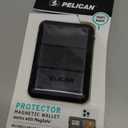 Pelican iPhone MagSafe Wallet with RFID Blocking - Military STD Snap-On Magnetic Phone Wallet for Cash & Phone Card Holder - Detachable Card Holder for iPhone Pro Max 17/16/15/14/13 - Brushed Titanium