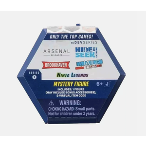 Roblox DevSeries Series 1 Mystery Pack [1 RANDOM Mini Figure], Pack of 3