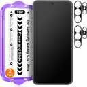 2 Pack for Samsung Galaxy S26 Ultra Matte Glass Screen Protector + 2 Pack Camera Lens Protector with Easy Installation Kit, Anti-Glare Tempered Glass (Not Privacy)