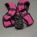 FUFF Weighted Vest Woman, 5/10/12/15/20/25/30 LB Womens Weight Vest for Walking, Strength Training Weight Vests for Female Men, Reflective Stripe Body Vest for Workout Running Jogging Fitness (Pink)