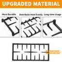 WB31X27150 Center Grate Replacement for GE Stove Grate JXGRATE1 WB31X24737 Cast Iron General Electric Gas Range Grate 19.3" x 9.1'' Surface Burner Grate GE Cooktop Parts Stove Top Grate
