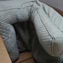 EHEYCIGA Orthopedic Dog Bed Medium Size Dogs, Memory Foam Dog Bed with Washable Removable Cover, Waterproof Pet Sofa Couch for Crate with Nonskid Bottom, 30x20x6, Greyish Green