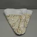 48 Inch Christmas Tree Skirt,White and Gold Faux Fur Xmas Tree Skirt,Thick Plush Velvet Tree Skirt for 4ft/6ft/7.5ft/9ft Christmas Trees,Large White Christmas Tree Skirt for Holiday Decoration