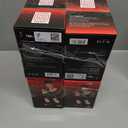 8 x TEKXYZ Reflex Ball with Counter App & Online Community, 2 Difficulty Levels Boxing Ball with Headband, Perfect for Reaction, Agility, Punching Speed, Fight Skill & Hand Eye Coordination Training (Black/Red)