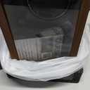 Ultra Quiet Watch Winder for Automatic Watches, Safe Bedroom Double Watch Winder with Near 0dB Motor & Stable DC Adapter for Watch Collection (Black Walnut)