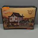 Wild West Blacksmith Lighting Building-Bricks Set - Western Forge House 2042 Pcs Collection Display Set for West Lovers