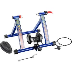 Indoor Bike Trainer  Convert Mountain, Road, or Beach Bicycle into a Stationary Exercise Bike for Indoor Riding All Year Round by Bike Lane (Silver)