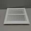 12x12 Return Air Grille [Duct Opening Size] Return Vent Cover for Wall or Ceiling,Steel Return Air Grill Removable Face/Door for 1 inch Filters (12"Wx12"H [Duct Opening])