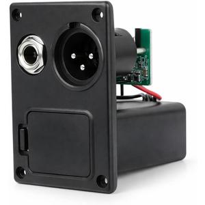 9V Battery Holder for Guitar Active Pickups, Compact Battery Case, Lightweight Secure Fit for Electric Bass Guitarists & Studio