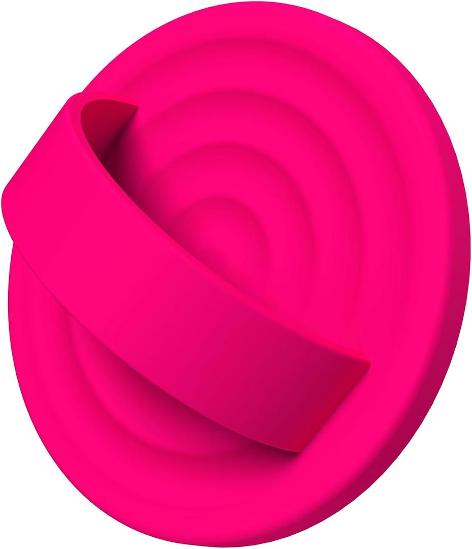Magnetic Phone Grip for MagSafe, Silicone Ring Grip, Neon Pink