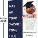 3 x Funny Graduation Card for Him Her,2026 High School & College Graduation Cards Gifts Decorations for Girls Boys Daughter Son Women Men Family Friend Basketball Lover