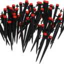 50pcs Adjustable Irrigation Sprinkler Nozzle for Garden Plants Lightweight Drip Irrigation System for Flower and Lawn Maintenance with Adjustable