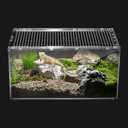 Reptile PC Terrarium,Tarantula Enclosure,Spider Tank Starter Kit,Leopard Gecko Container,Hermit Crab Habitat,Lizard Enclosure,Insect Housing,Jumping Spider Cage,Bearded Dragon Vivarium XL