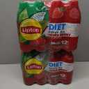 2 x Lipton Zero Sugar Iced Tea, Green Tea Mixed Berry, 16.9 fl oz Bottles, (12 Pack), 100% DV Vitamin C (EXP 05/11/26)