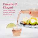 Small Clear Plastic Cups - 5 oz. 200 Pack - Hard Disposable Cup - Wine and Plastic Cocktail Glasses - Drinking and Party Punch Cups and Bulk Wedding Tumblers