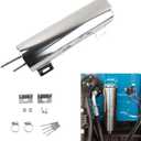 3"x10" Universal Radiator Overflow Tank,Stainless Steel Coolant Overflow Tank 32 OZ