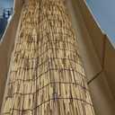 Reed Fencing Rolls,5.5FT X 16.4FT Reed Screen Curtain Fence Covering Privacy for Outdoor Backyard Patio Garden Decorative Fence (Brown)
