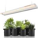 Spider Farmer SF600 LED Grow Lights Sunlike Full Spectrum Plant Growing Lamp for Indoor Plants Seeding Veg Flower Energy Saving & High Efficiency Grow Light for 2x4 ft Coverage