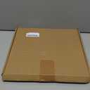 Starlink Mini Protective Cover-Liquid Silicone Starlink Mini Case-Accessories for StarlinkMini -StarlinkMini Cover with Anti-Reflective Sticker (Black)