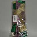 Hying Mardi Gras Bows - Green & Gold Glitter Stripes for Wreaths & Decorations (Style 3: Mg Stripe)