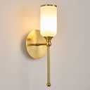Vintage Alabaster Wall Sconce, 15.4inch Natural Marble Lampshade Wall Sconce, Hardwired Sconce LED Modern Wall Lamp for Bedroom, Stairs, Living Room, Bedside, Hallway Gold