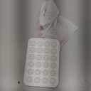 PKYAA Anteel Magnetic Suction Phone Mount for MagSafe Case, Silicone Grip Secure Mirror Shower Phone Holder for iPhone 12/ 13/ 14/ 15/ 16, Hands-Free Selfie/ Video for TikTok Creator/ Influencer (White)