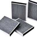 4PCS FP79 FP92 Cabin Air Filter Compatible with Ford F150 2015-2023, F250 F350 F450 F550 2017-2022for Expedition 2018-2023,Lincoln Navigator Replaces FL3Z19N619A WP10266
